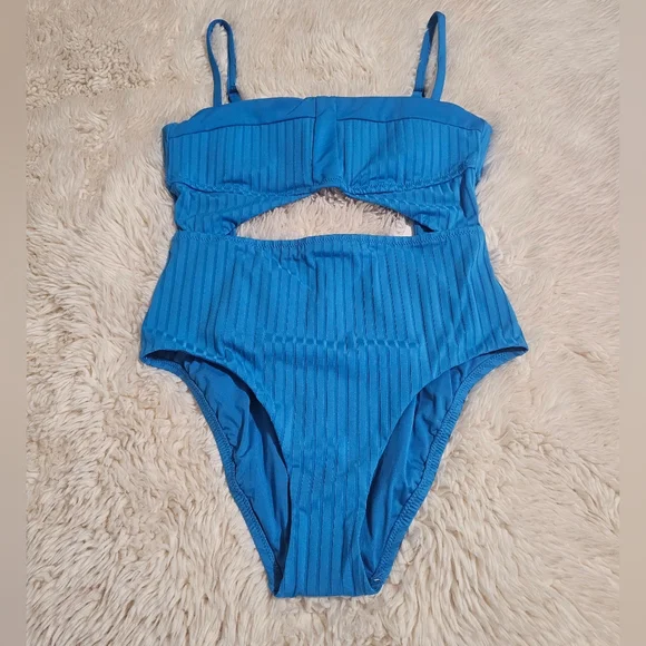 Sanctuary Vibrant Blue Swimsuit - Picture 1 of 5